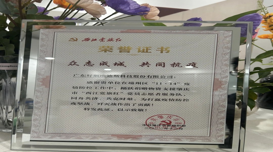 西江黨旗紅，好順科技在行動